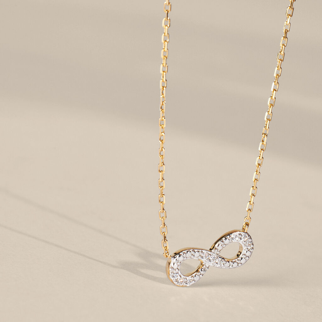 Collana Golden Dream Placcato Oro Giallo Cubic Zirconia