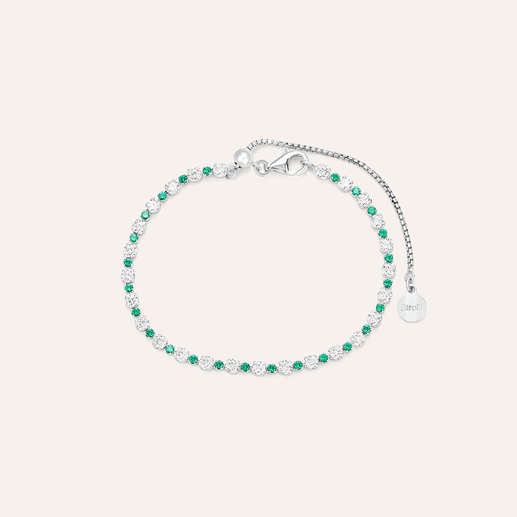 Bracciale Tennis Silver Elegance Argento Rodiato Cubic Zirconia