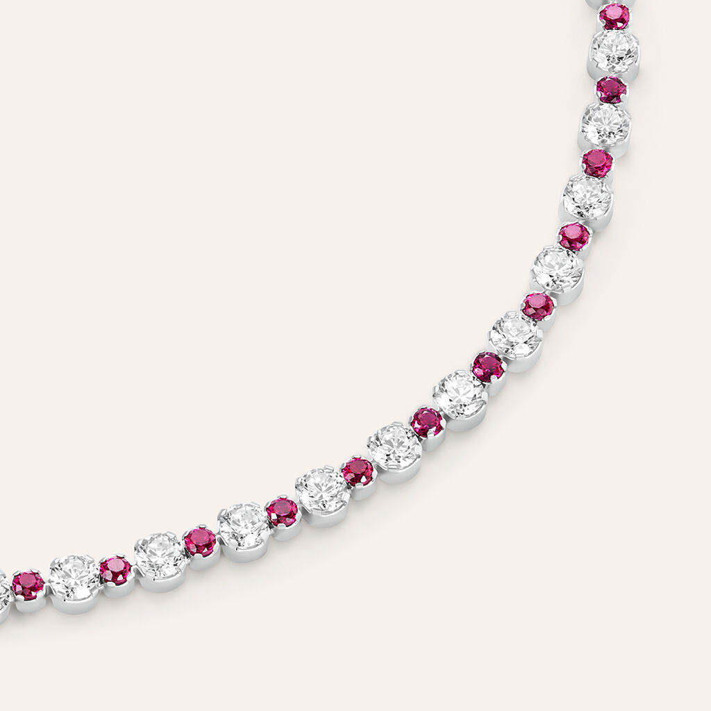 Bracciale Tennis Silver Elegance Argento Rodiato Cubic Zirconia - Bracciali Donna | Stroili