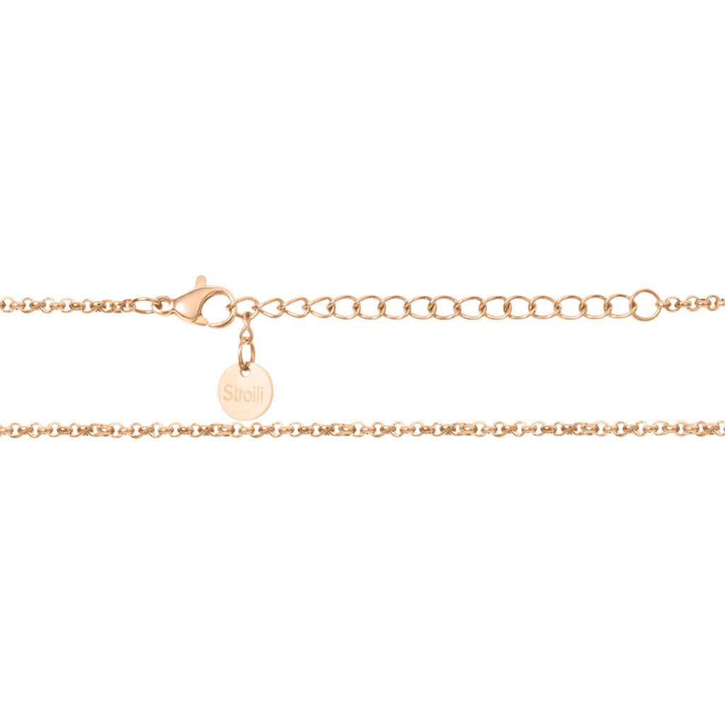 Collana Lady Phantasya Acciaio Rosa Cristallo - Collane Donna | Stroili