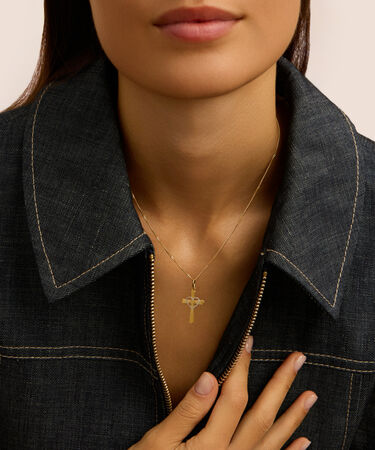 Pendente Holy Oro Bicolore