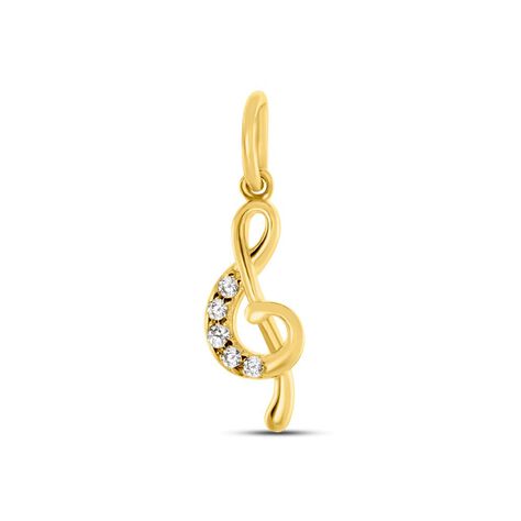 Pendente Poème Oro Giallo Cubic Zirconia - Ciondoli Donna | Stroili