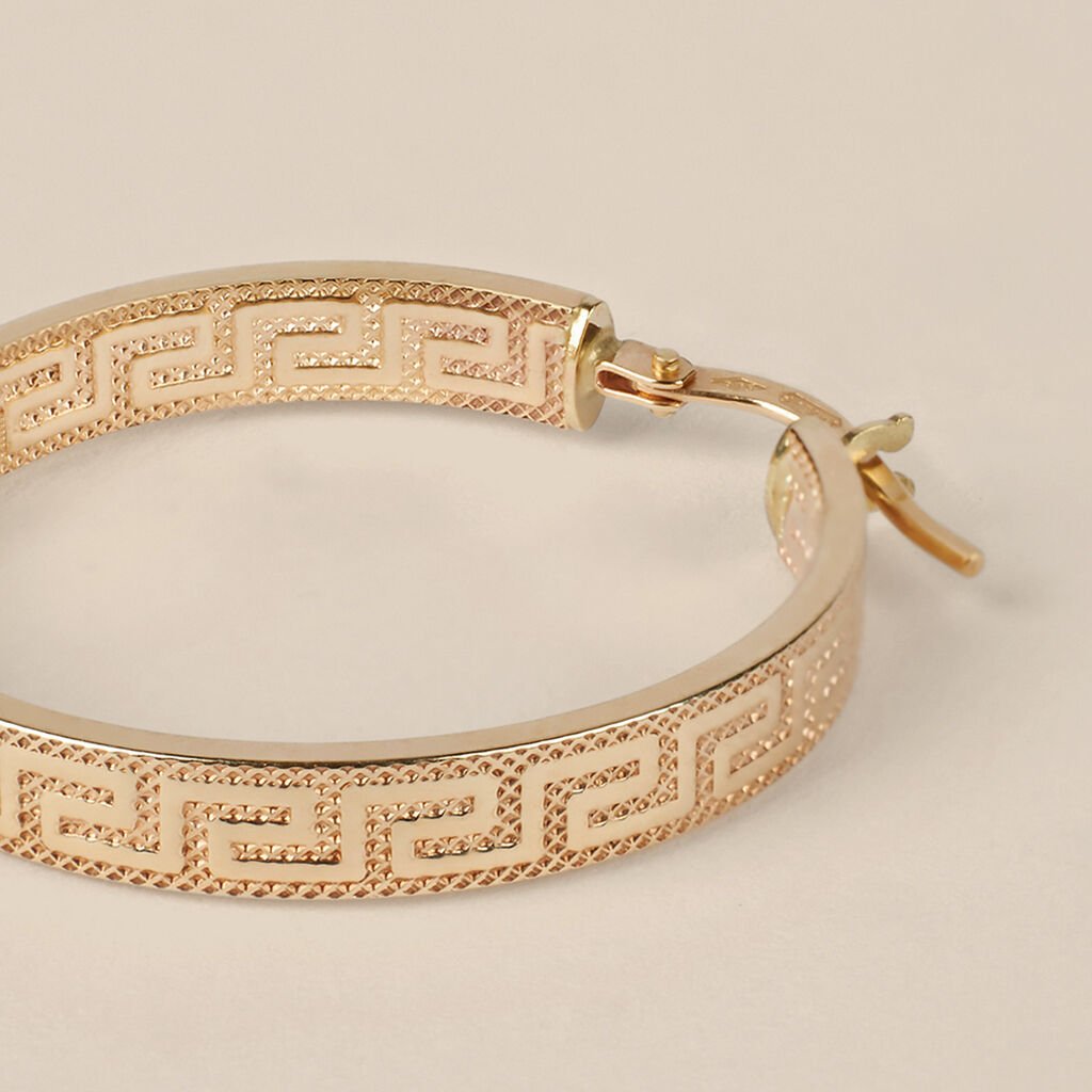 Orecchini A Cerchio Toujours Oro Giallo