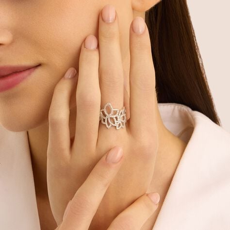 Anello Fascia Silver Elegance Argento Rodiato Cubic Zirconia - Anelli con Pietre Donna | Stroili