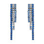 Orecchini Pendenti Tennis Romantic Shine Metallo Cristallo