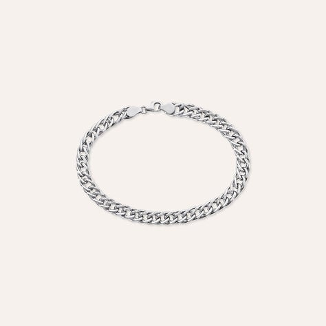 Bracciale Catena Oro Uomo Oro Bianco - Bracciali Uomo | Stroili