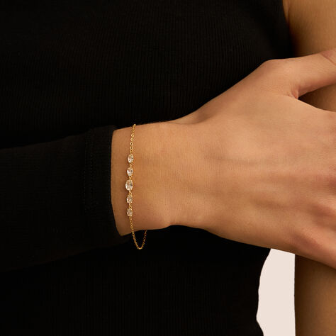 Bracciale Claire Oro Giallo Cubic Zirconia - Bracciali Amicizia  | Stroili