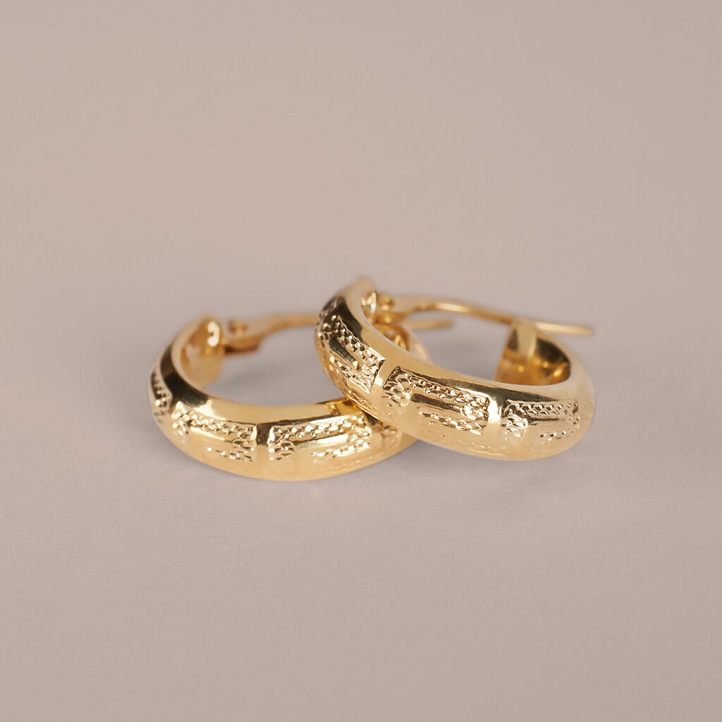 Orecchini A Cerchio Toujours Oro Giallo