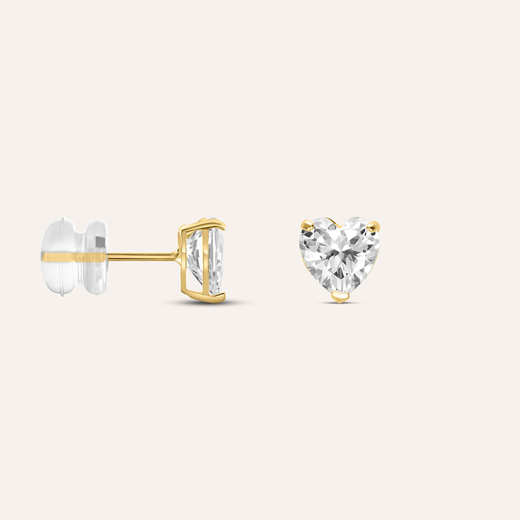Orecchini Lobo Bon Ton Oro Giallo Cubic Zirconia - Orecchini a Lobo Donna | Stroili