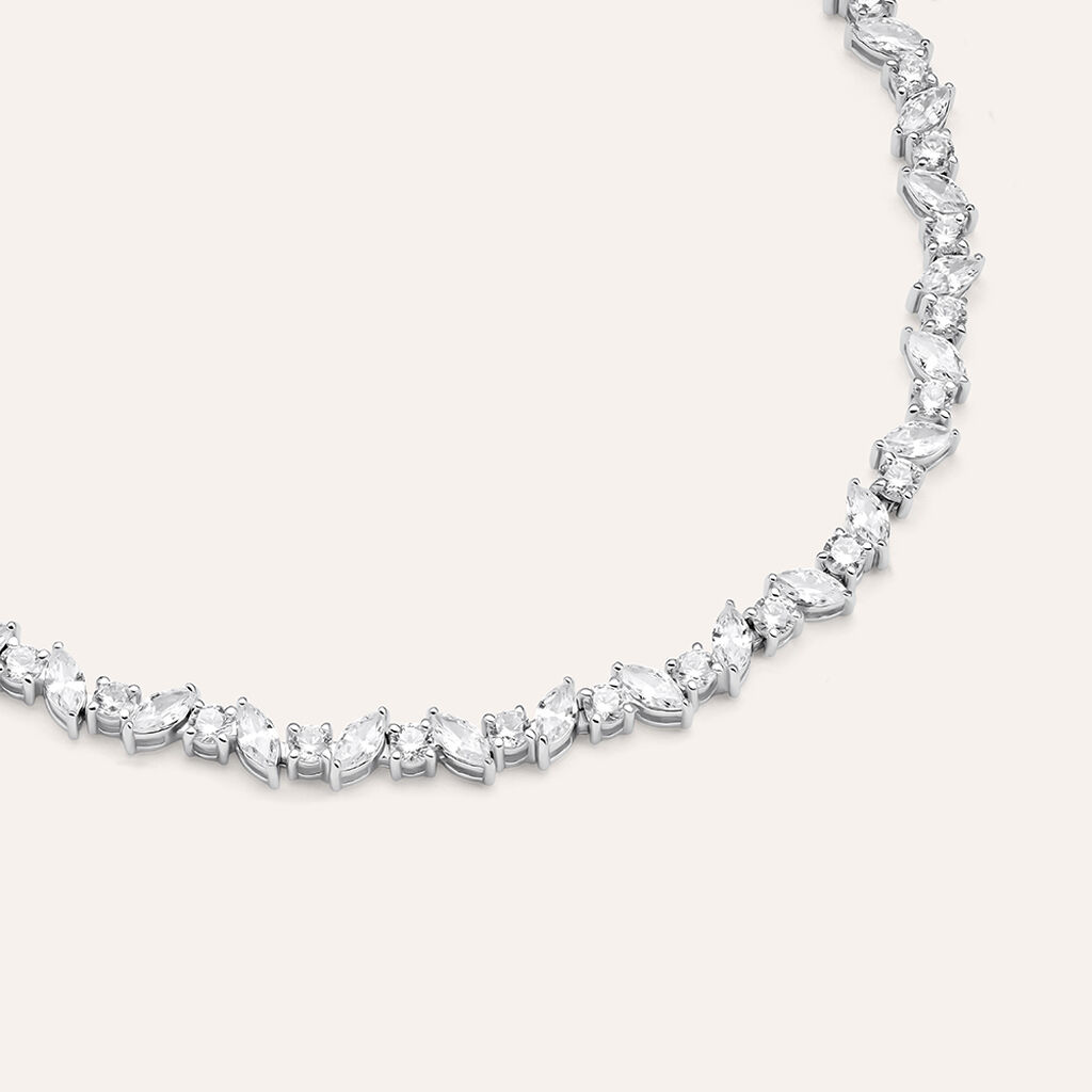 Bracciale Tennis Silver Elegance Argento Rodiato Cubic Zirconia - Gioielli Donna | Stroili