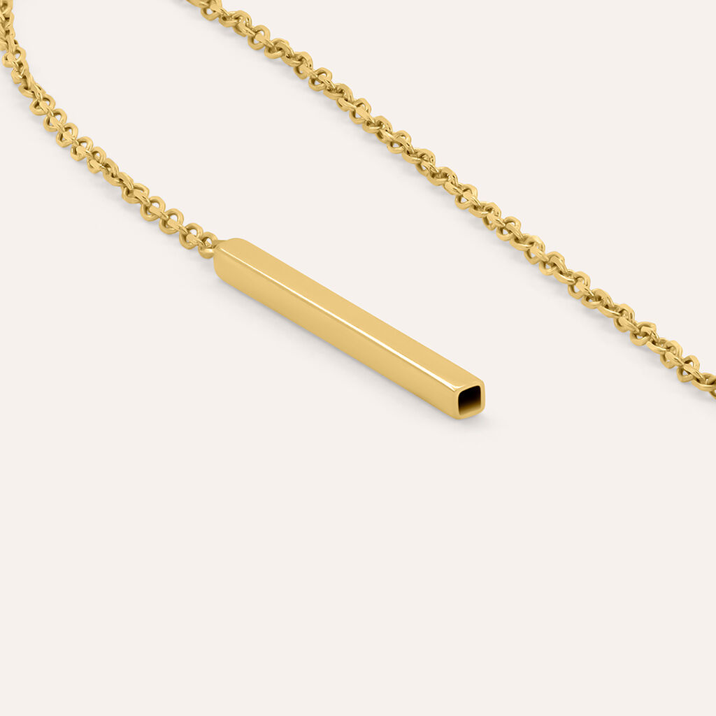 Mono Orecchino Pendente Saliscendi Beverly Oro Giallo