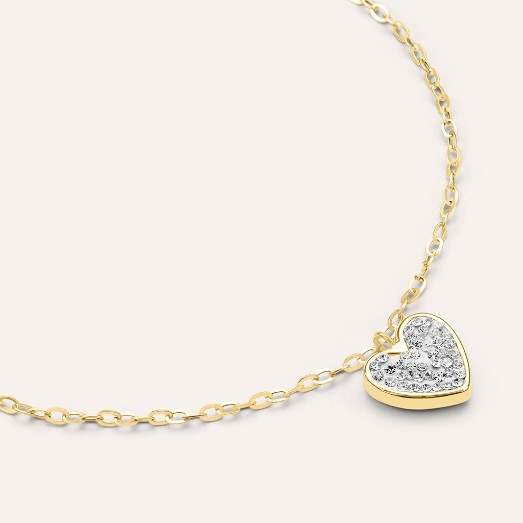 Bracciale Crystal Gold Oro Giallo Cristallo