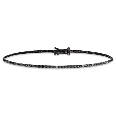 Bracciale Tennis L'homme Diamant Oro Bianco Diamante - Bracciali Tennis Uomo | Stroili