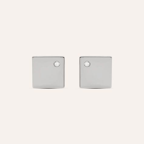 Gemelli Gentleman Argento Rodiato Cubic Zirconia - Gioielli Uomo | Stroili