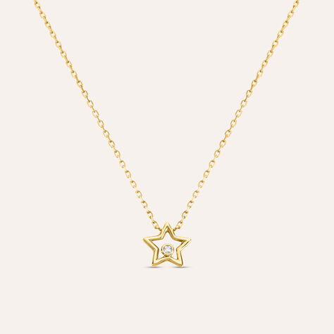 Collana Mon Petit Oro Bicolore Diamante - Gioielli Bambino | Stroili