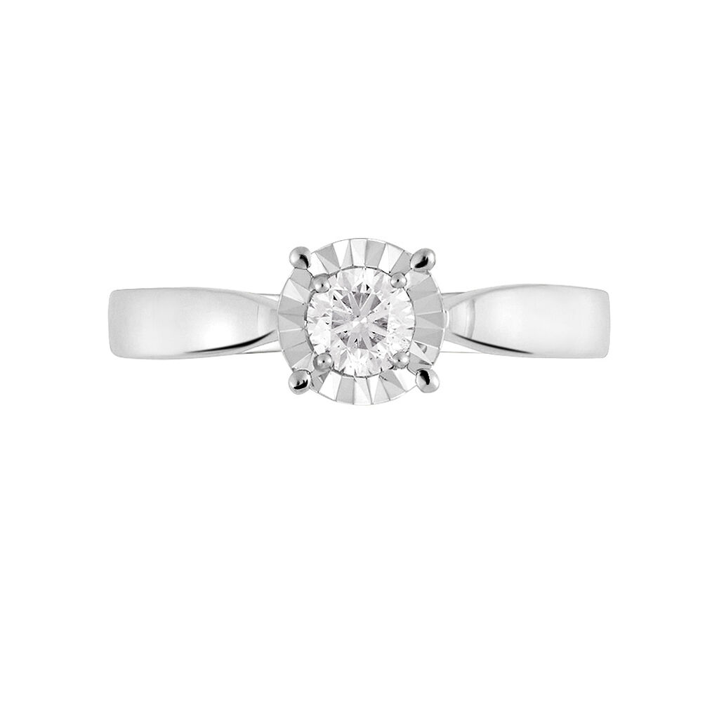 Anello Solitario Diamotion Oro Bianco Diamante - Anelli con Pietre Donna | Stroili