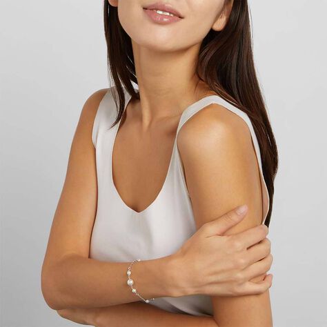 Bracciale Silver Pearls Argento Rodiato Perla sintentica - Bracciali Donna | Stroili