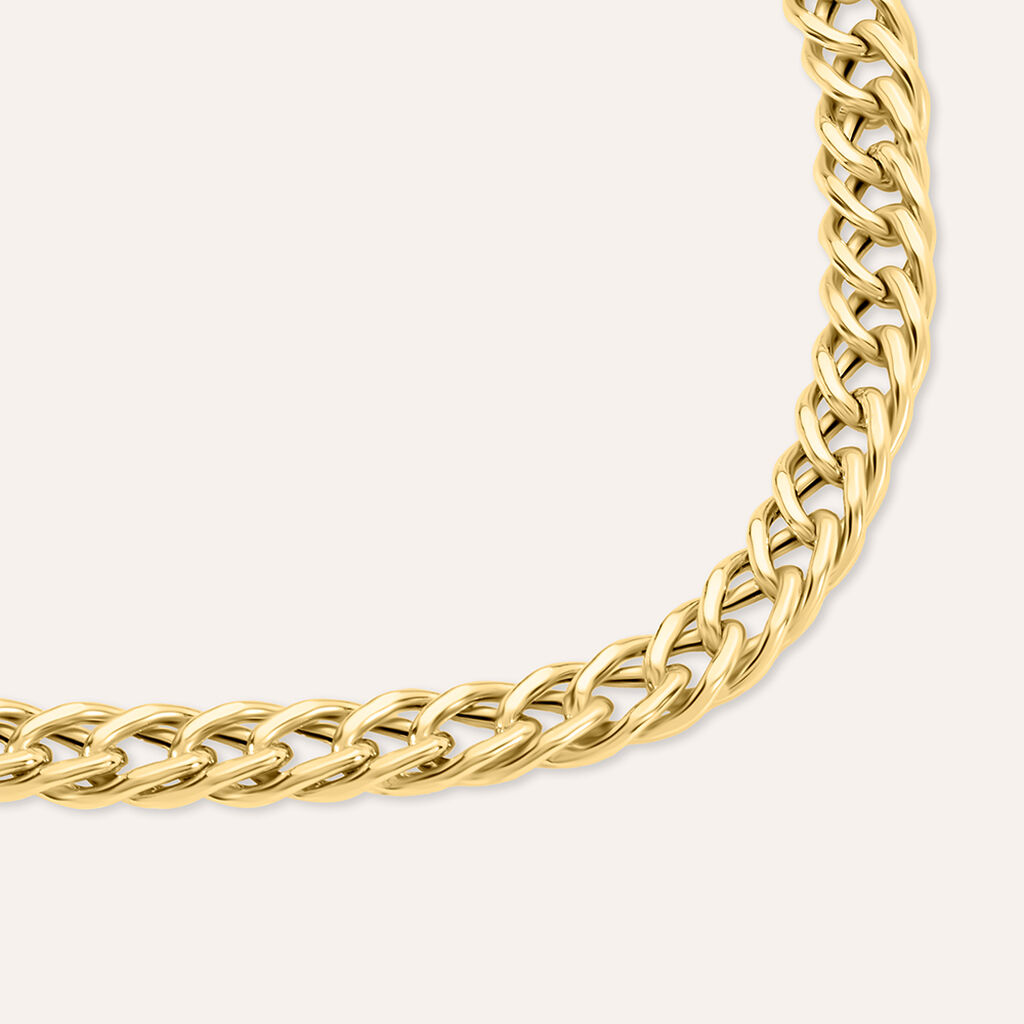 Bracciale Catena Oro Uomo Oro Giallo