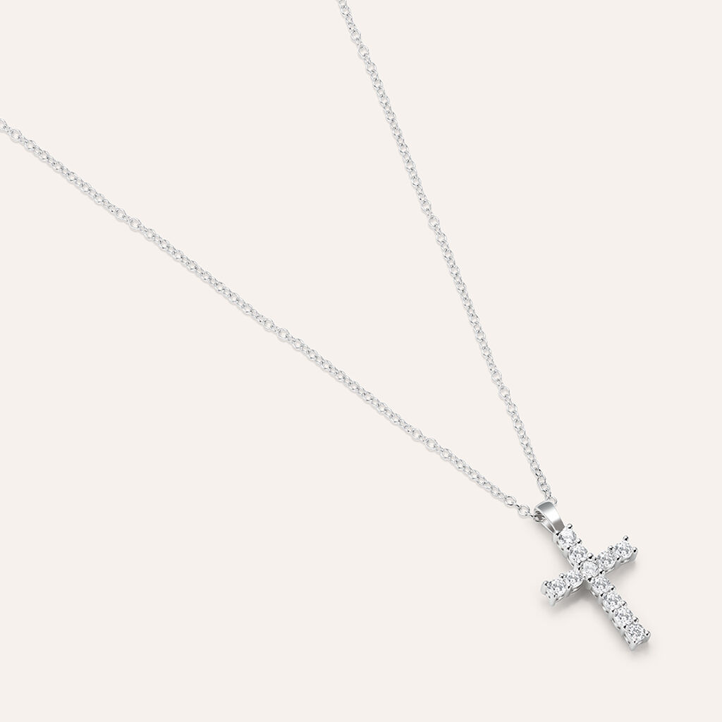 Collana Silver Elegance Argento Rodiato Cubic Zirconia - Collane Donna | Stroili