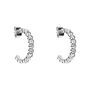 Orecchini A Cerchio Romantic Shine Metallo Cristallo