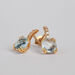 Orecchini Lobo Punto Luce Amélie Oro Giallo Topazio Cubic Zirconia - Orecchini a Lobo Donna | Stroili