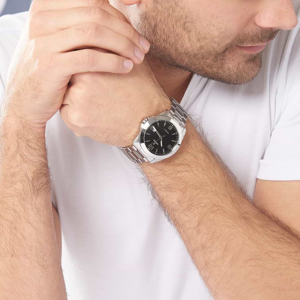 Orologio Al Quarzo Festina Acero Classico F16376/4 - Orologi con Datario Uomo | Stroili