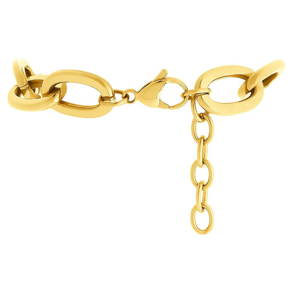Bracciale Catena Lady Code Acciaio Dorato - Bracciali Donna | Stroili