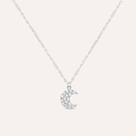 Collana Claire Oro Bianco Cubic Zirconia - Collane Donna | Stroili
