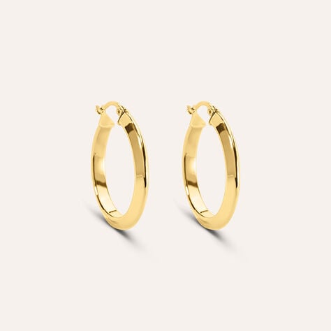 Orecchini A Cerchio Toujours Oro Giallo - Orecchini a Cerchio Donna | Stroili