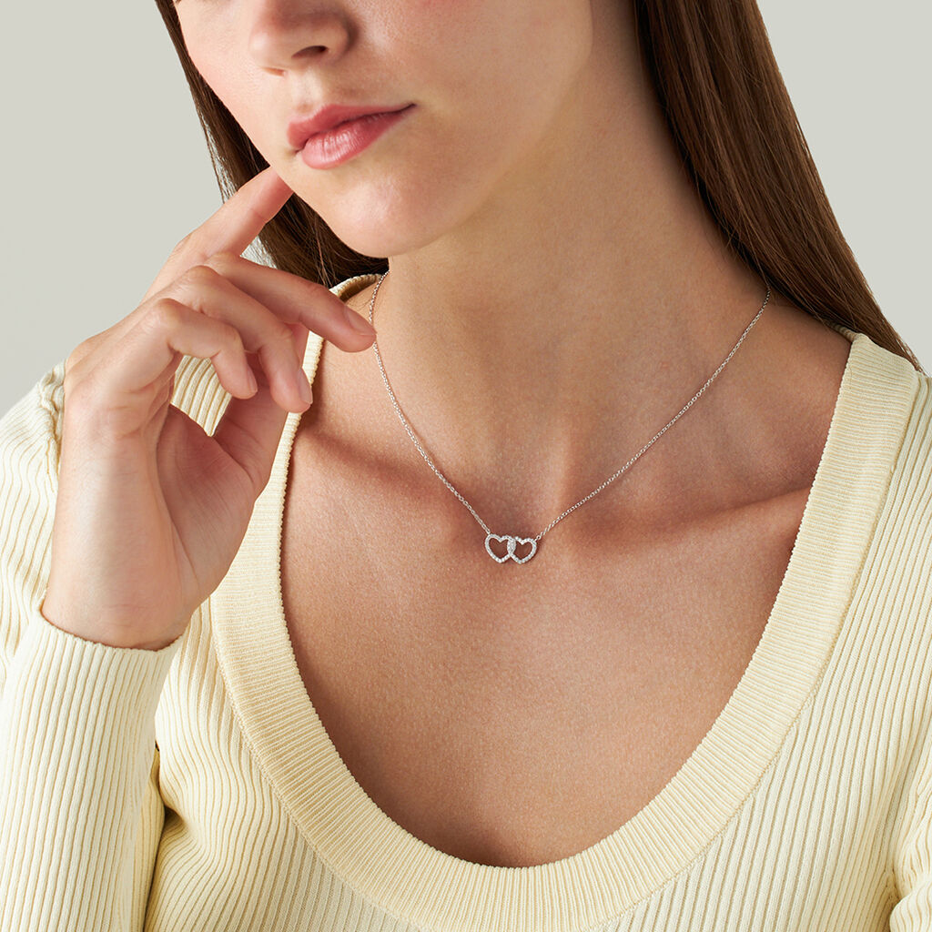 Collana Silver Moments Argento Rodiato Cubic Zirconia - Collane Donna | Stroili