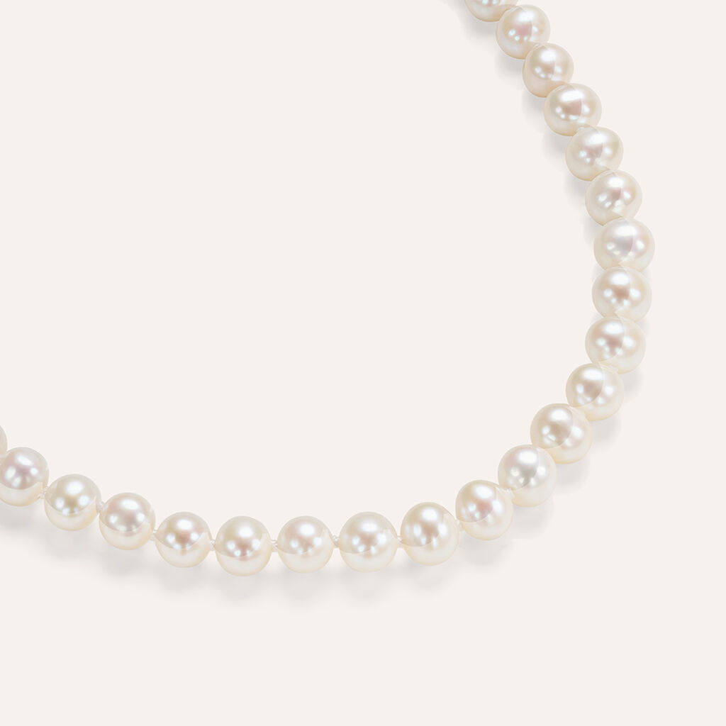 Bracciale Gabrielle Oro Bianco Perla D'Acqua Dolce