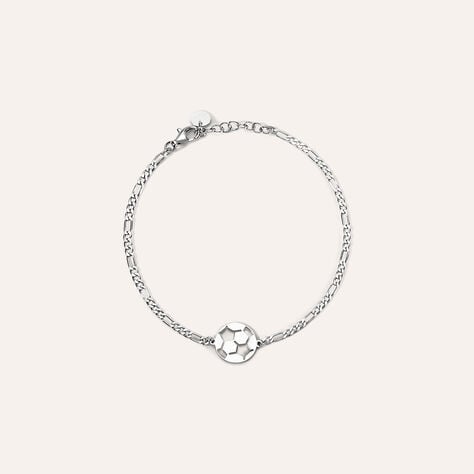 Bracciale Catena Gentleman Argento Rodiato - Bracciali Uomo | Stroili