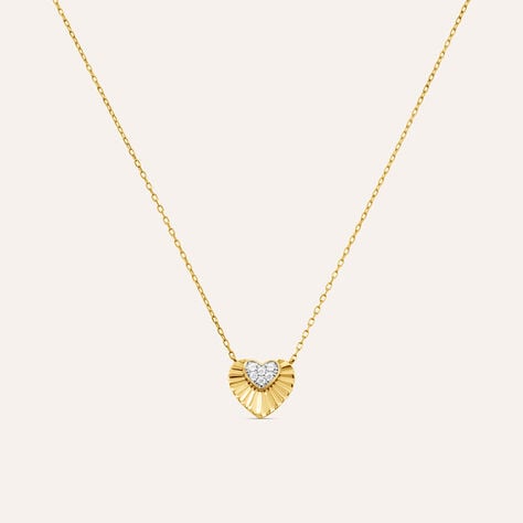 Collana Claire Oro Giallo Cubic Zirconia - Collane Donna | Stroili