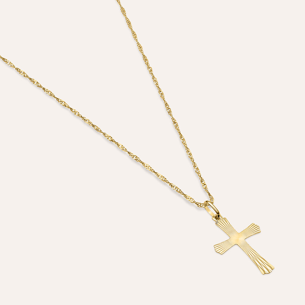 Pendente Holy Oro Giallo - Ciondoli con Incisione Unisex | Stroili
