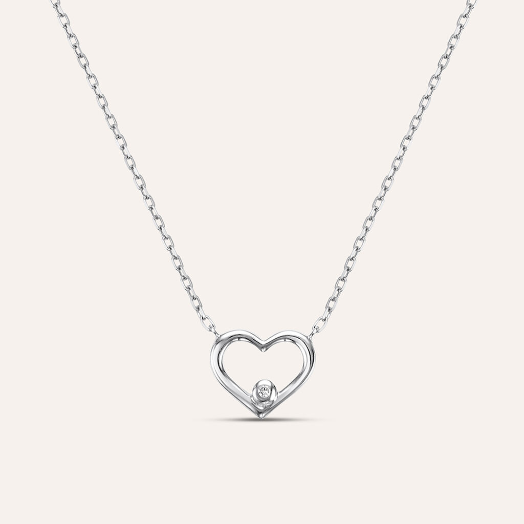 Collana Sophia Oro Bianco Diamante