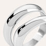 Anello Fascia Moonlight Acciaio