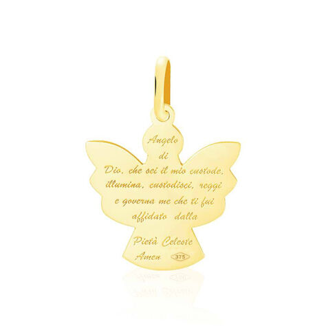 Pendente Holy Oro Giallo - Ciondoli con Incisione Unisex | Stroili