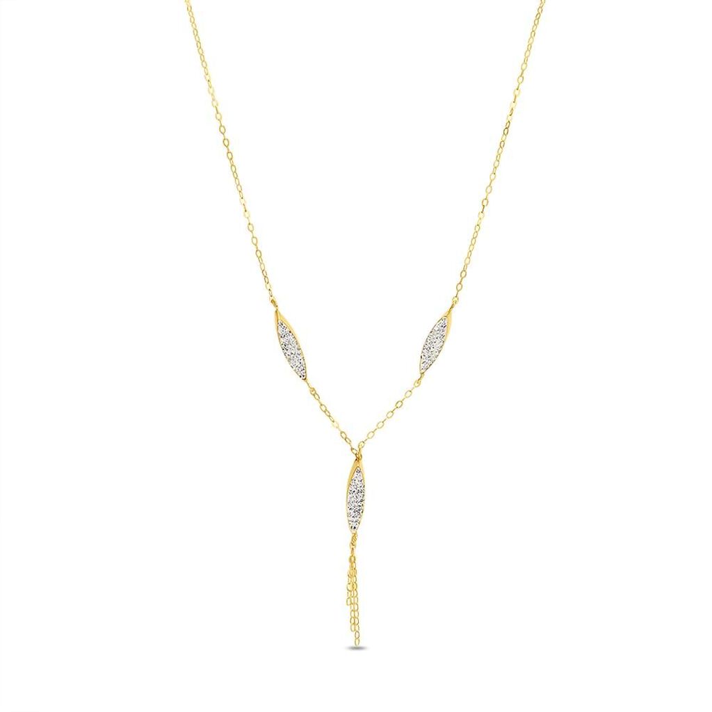 Collana Christelle Oro Giallo Cristallo - Collane Donna | Stroili