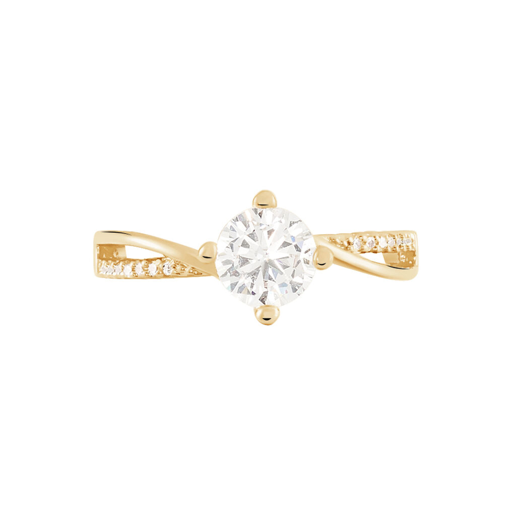 Anello Golden Dream Placcato Oro Giallo Cubic Zirconia - Anelli con Pietre Donna | Stroili