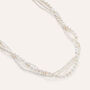 Collana Silver Pearls Argento Rodiato Perla sintentica