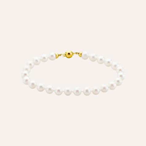Bracciale Gabrielle Oro Giallo Perla D'Acqua Dolce - Bracciali Donna | Stroili