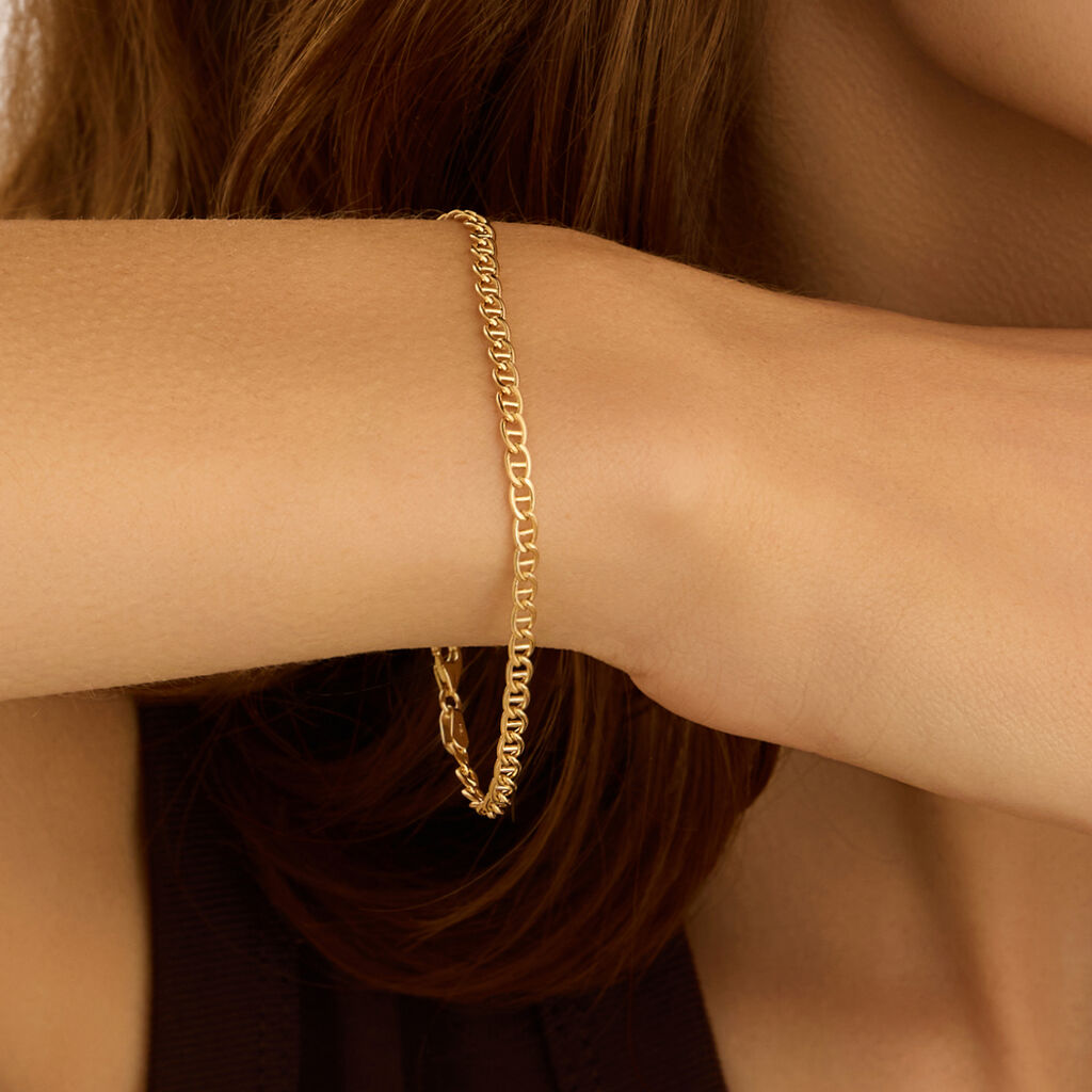 Bracciale Catena Colette Oro Giallo - Bracciali Unisex | Stroili