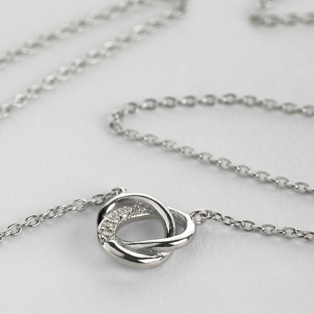 Collana Silver Moments Argento Rodiato Cubic Zirconia - Collane Donna | Stroili