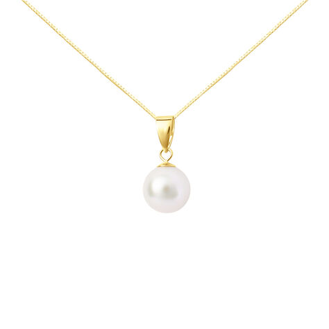 Collana Gabrielle Oro Giallo Perla D'Acqua Dolce - Collane Donna | Stroili