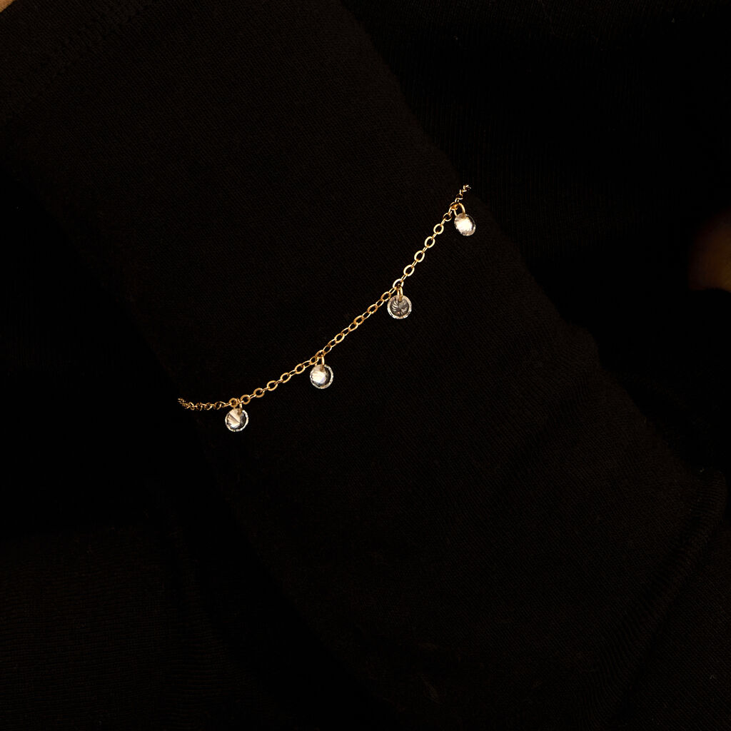 Bracciale Multi Punto Luce Golden Dream Placcato Oro Giallo Cubic Zirconia - Bracciali Amicizia Donna | Stroili