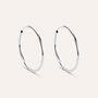 Orecchini A Cerchio Toujours Oro Bianco
