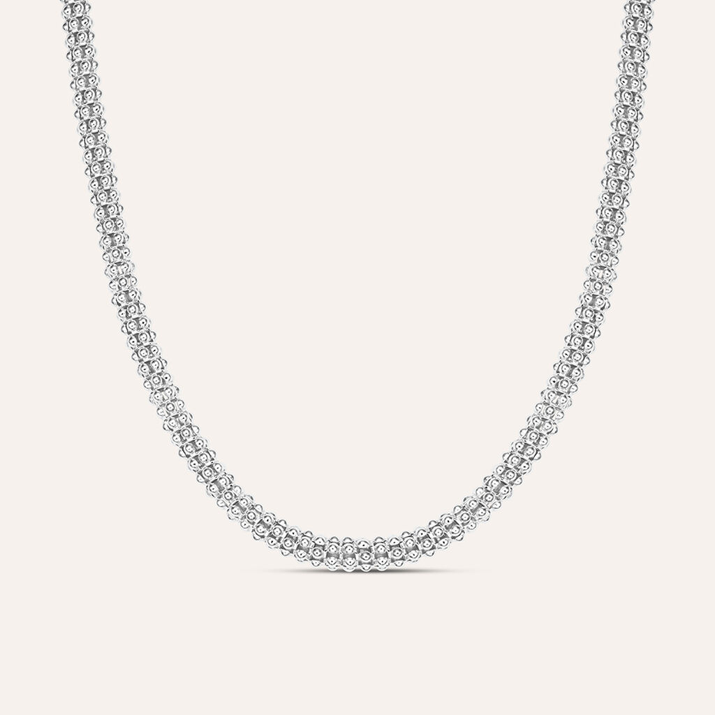 Catena Silver Collection Argento Rodiato - Collane Catena Donna | Stroili