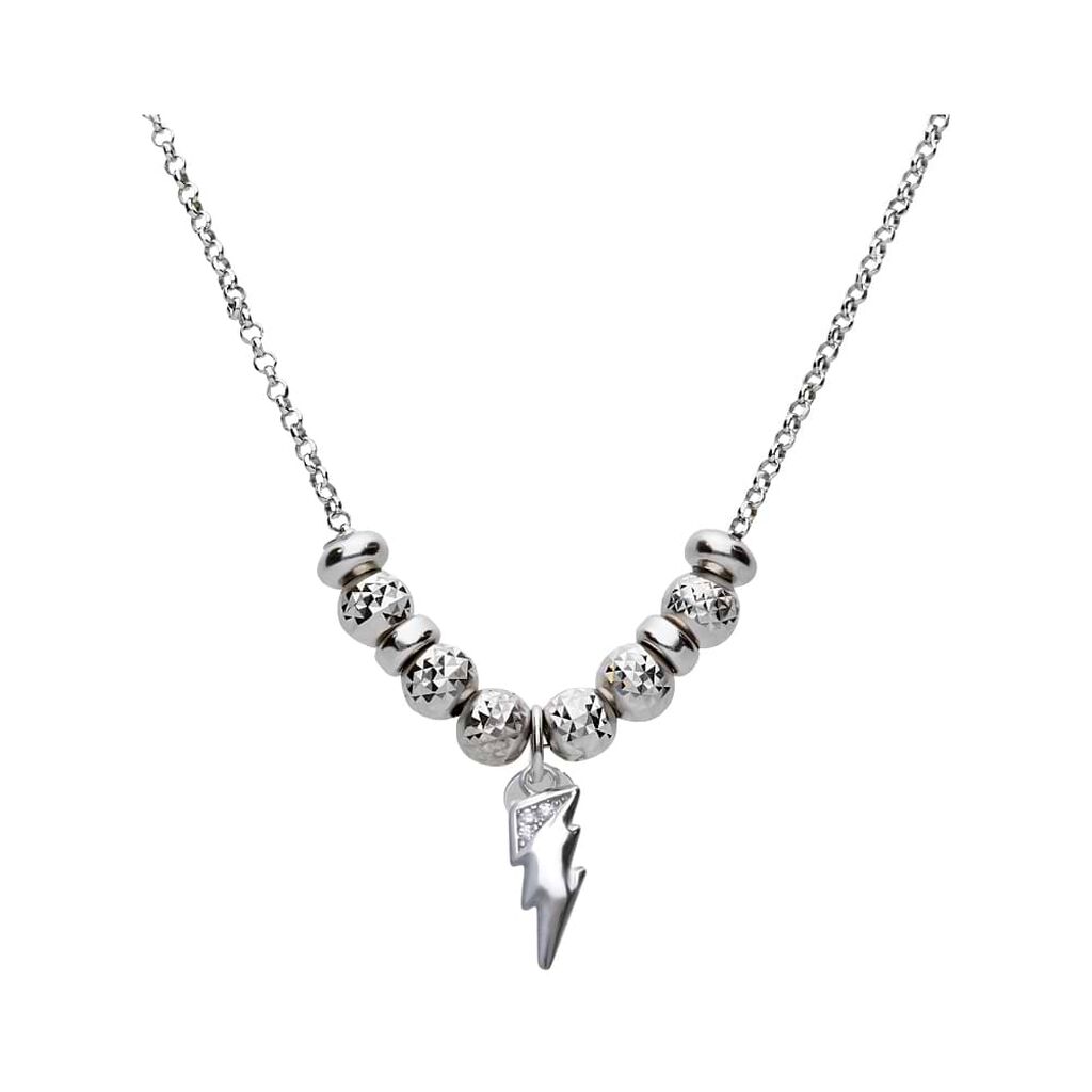 Pendente Love Beats Argento Rodiato Cubic Zirconia