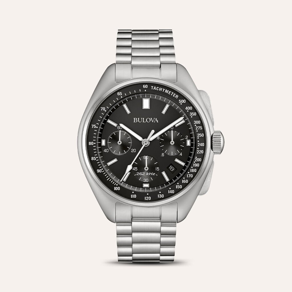 Orologio Al Quarzo Bulova Archive Lunar Pilot 262 kHz Precisionist 96b258