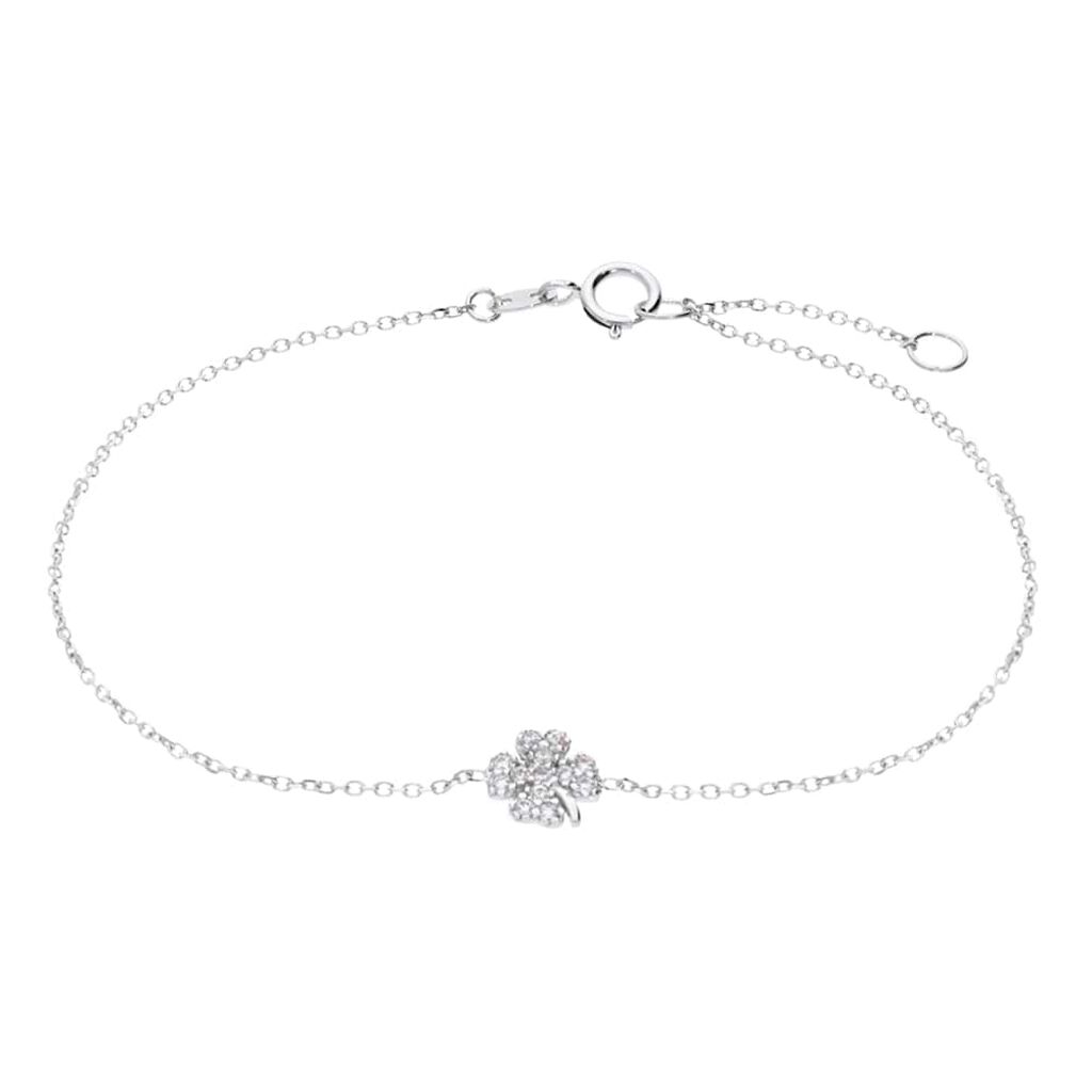 Bracciale Claire Oro Bianco Cubic Zirconia - Bracciali Amicizia Donna | Stroili